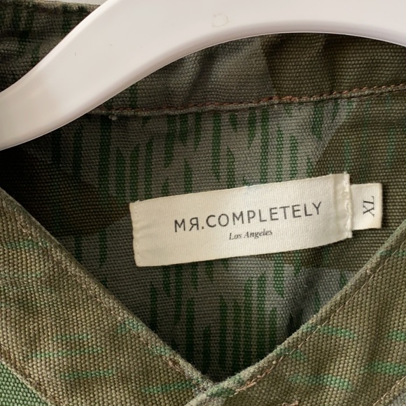 Mr. Completely Camo Banded Collar Jacket XL - Picture 10 of 12
